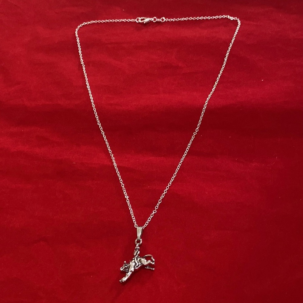 Bull Rider Necklace Rodeo - Picture 2 of 8